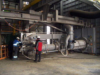 Специалистами ООО «ЭнергоЦветМет» выполнены пуско-наладочные работы газового оборудования: