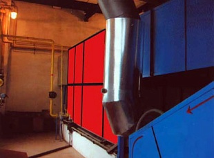 Система отопления ствола шахты, воздухонагреватель АГОР-2500.